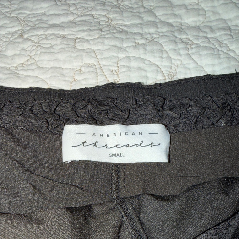 American Threads Black Ruffle skort - Picture 3 of 3